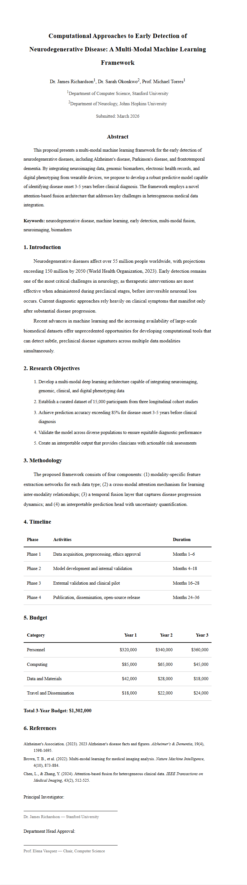 Academic scholarly proposal